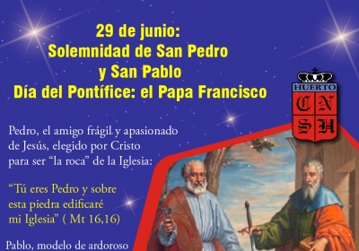 29 de junio: Solemnidad de San Pedro y San Pablo Día del Pontífice: el Papa Francisco