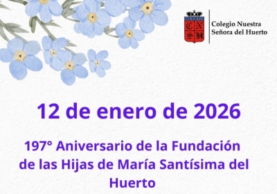 197 Aniversario de la Fundación de las Hijas de María Santísima del Huerto