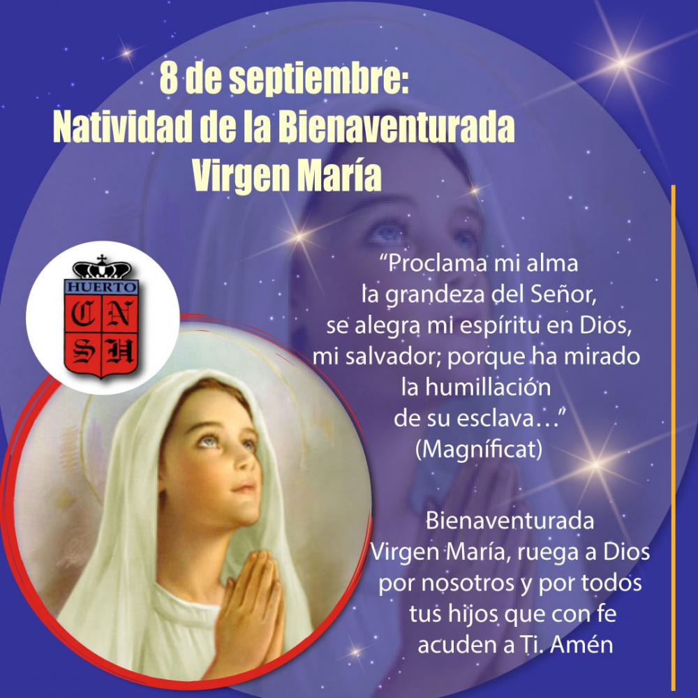 Despido Disparo acidez 8 de septiembre: Natividad de la Bienaventurada Virgen María