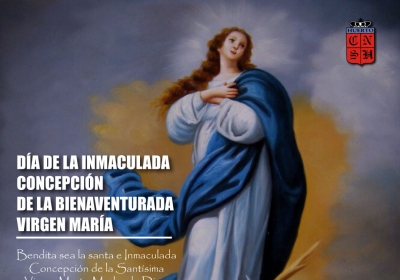 08 de diciembre DÍA DE LA INMACULADA CONCEPCIÓN  DE LA BIENAVENTURADA VIRGEN MARÍA