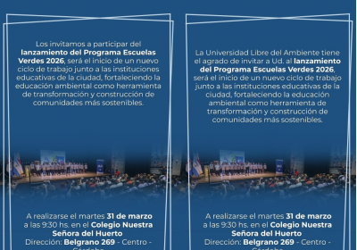 Programa Escuelas Verdes 2026