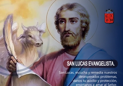 18  de octubre SAN LUCAS EVANGELISTA.