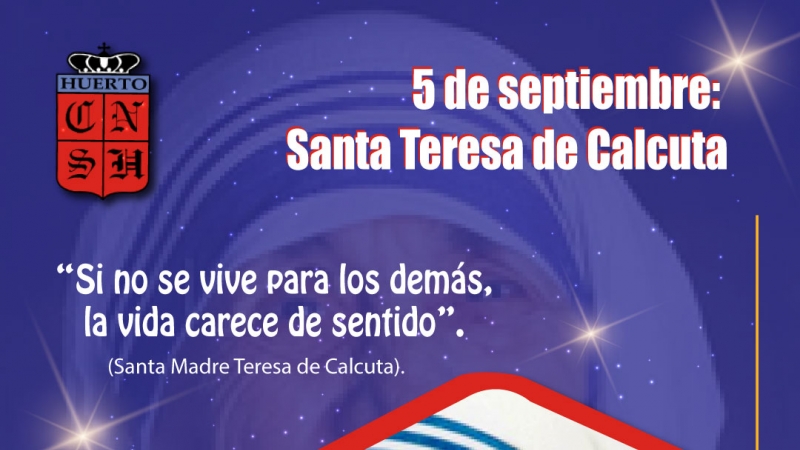 5 de septiembre: Santa Teresa de Calcuta